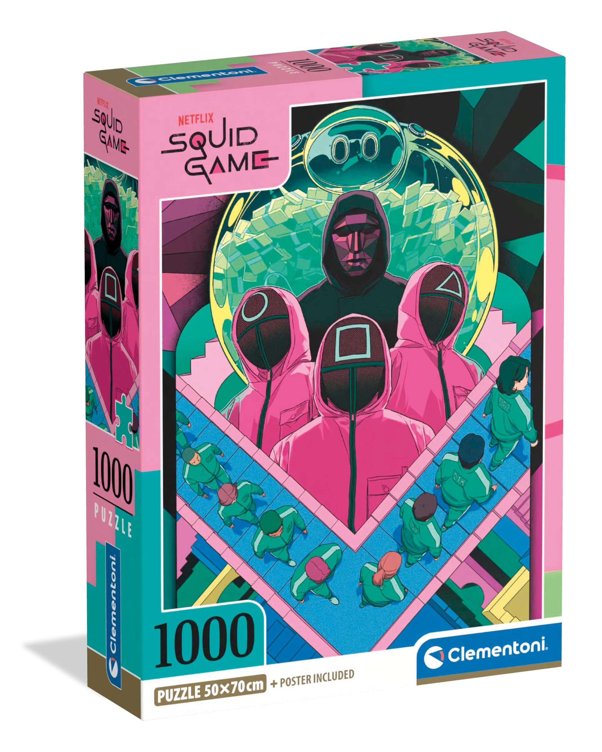 Amazon.com: Clementoni 39901 Jigsaw Collection-Squid Game 2, 1000